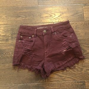 American Eagle high rise shorts